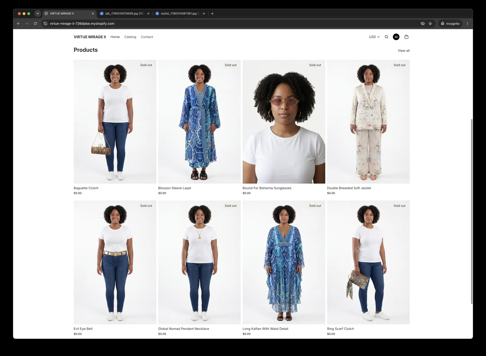 Every product on the same customer